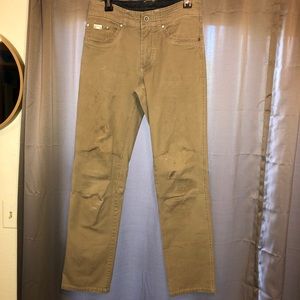 USED Kuhl khaki Kanvus Jean size 30x34